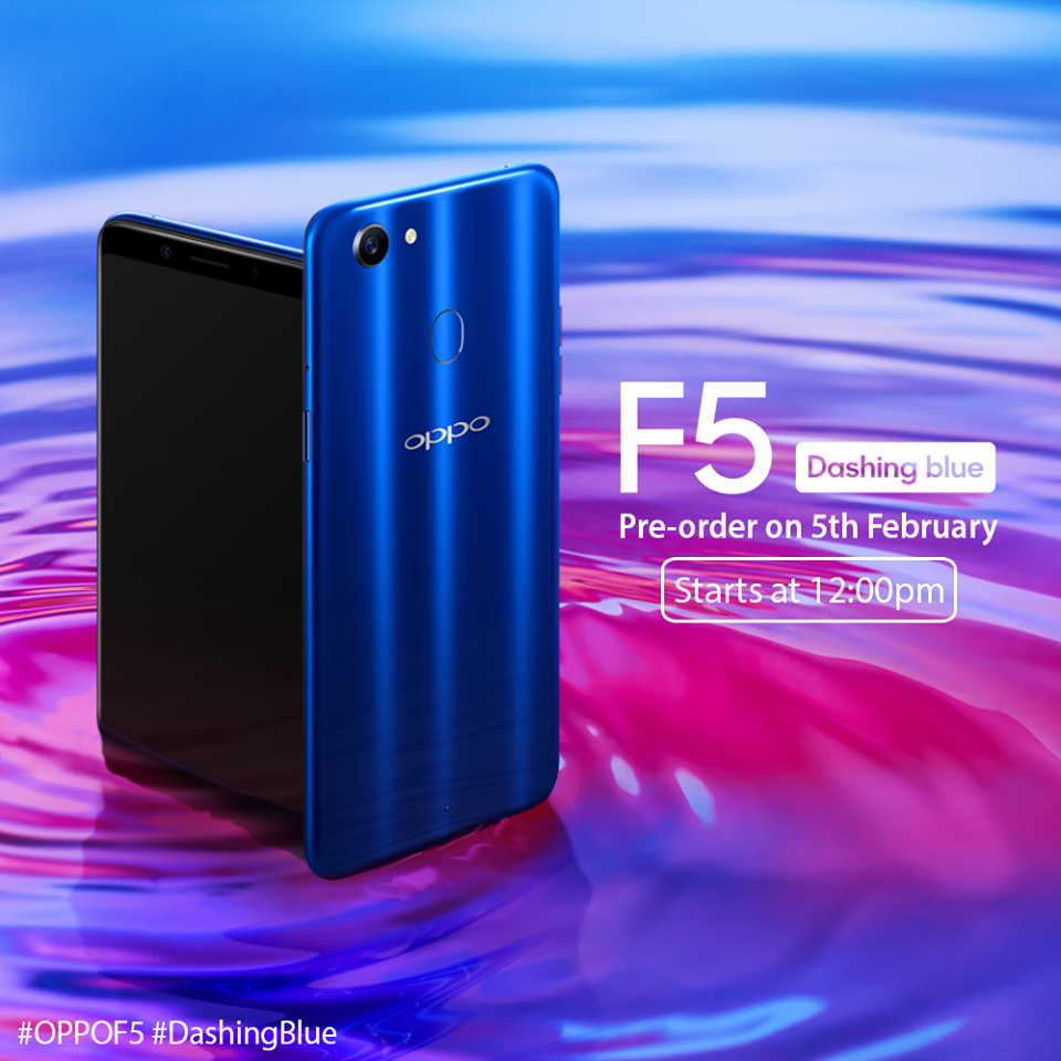 Pre Order Now F5 Dashing Blue