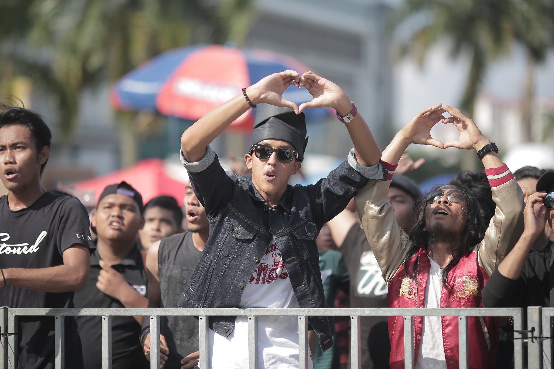 Semangat penggemar muzik tanah air