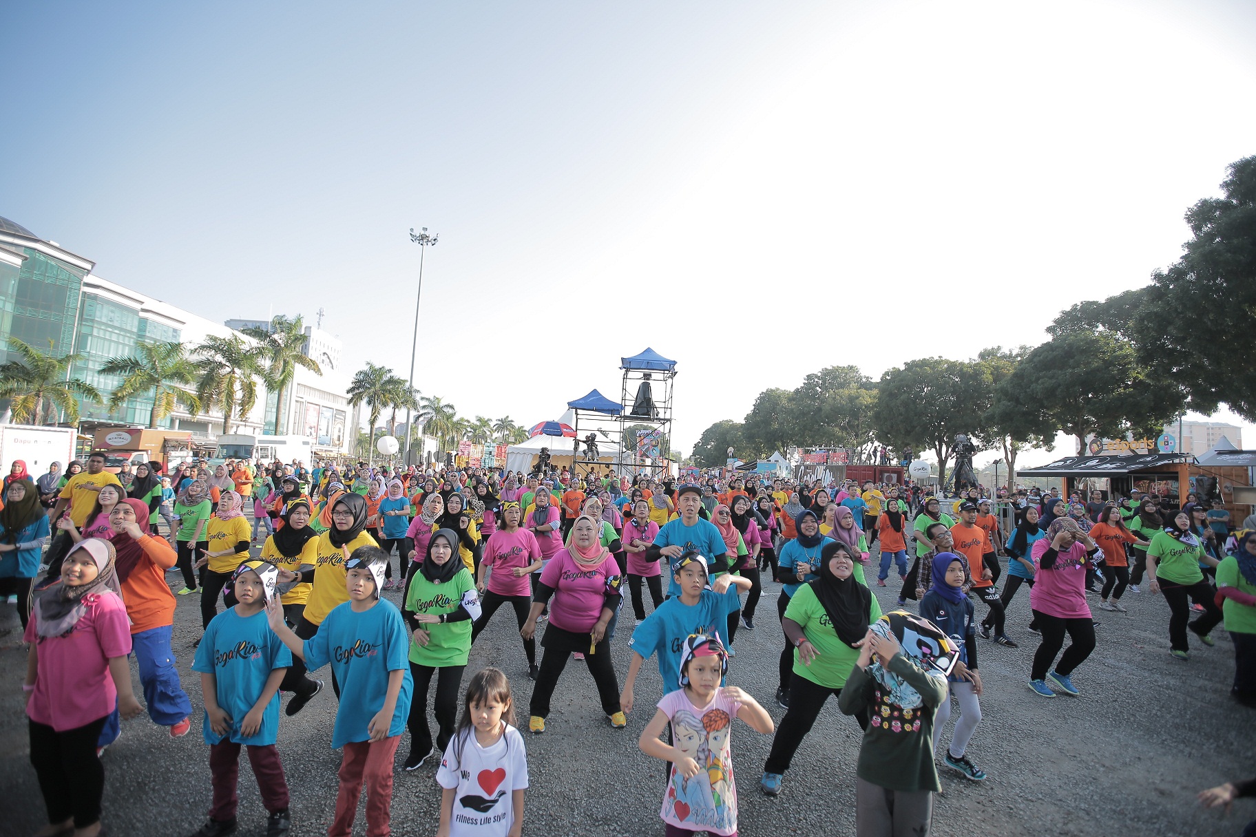 Warga Johor Berzumba di Gegaria Fest