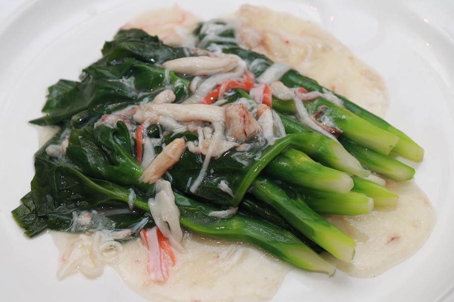 Kailan with Crab Meat