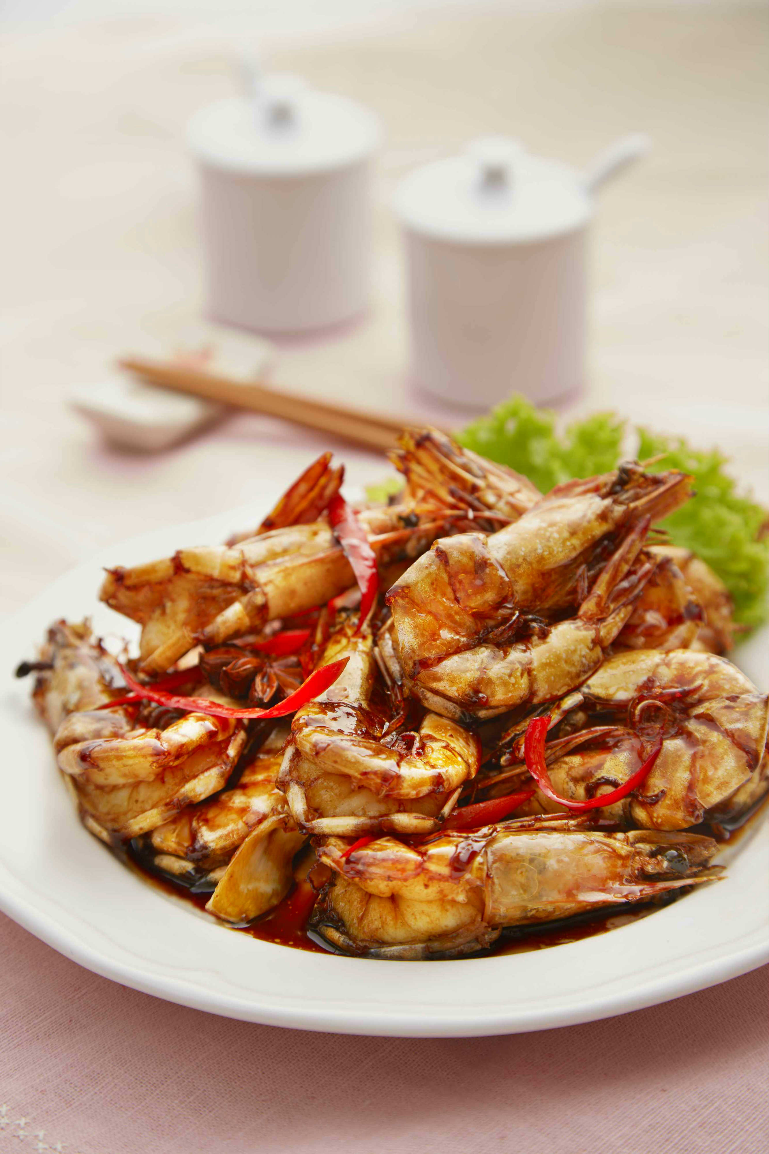 Caramelized Soy Sauce Prawns