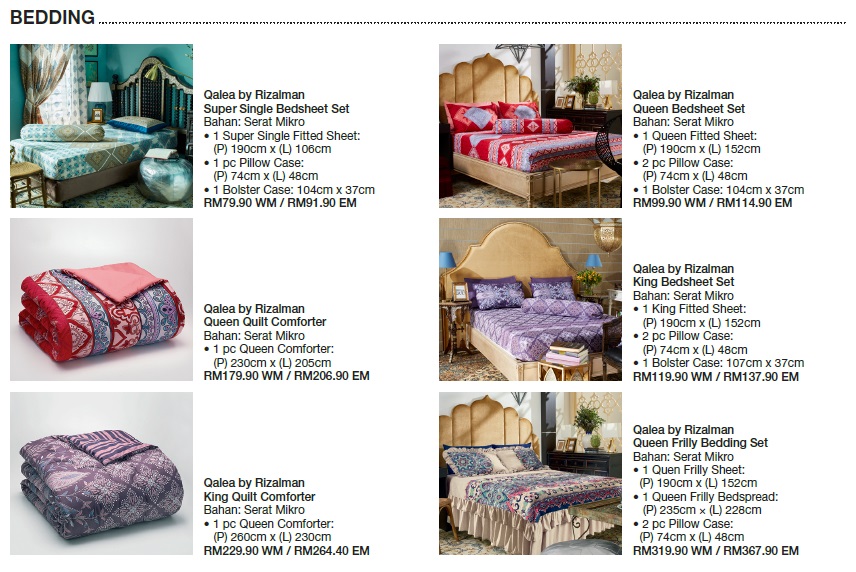 Koleksi Qalea - Bilik Tidur