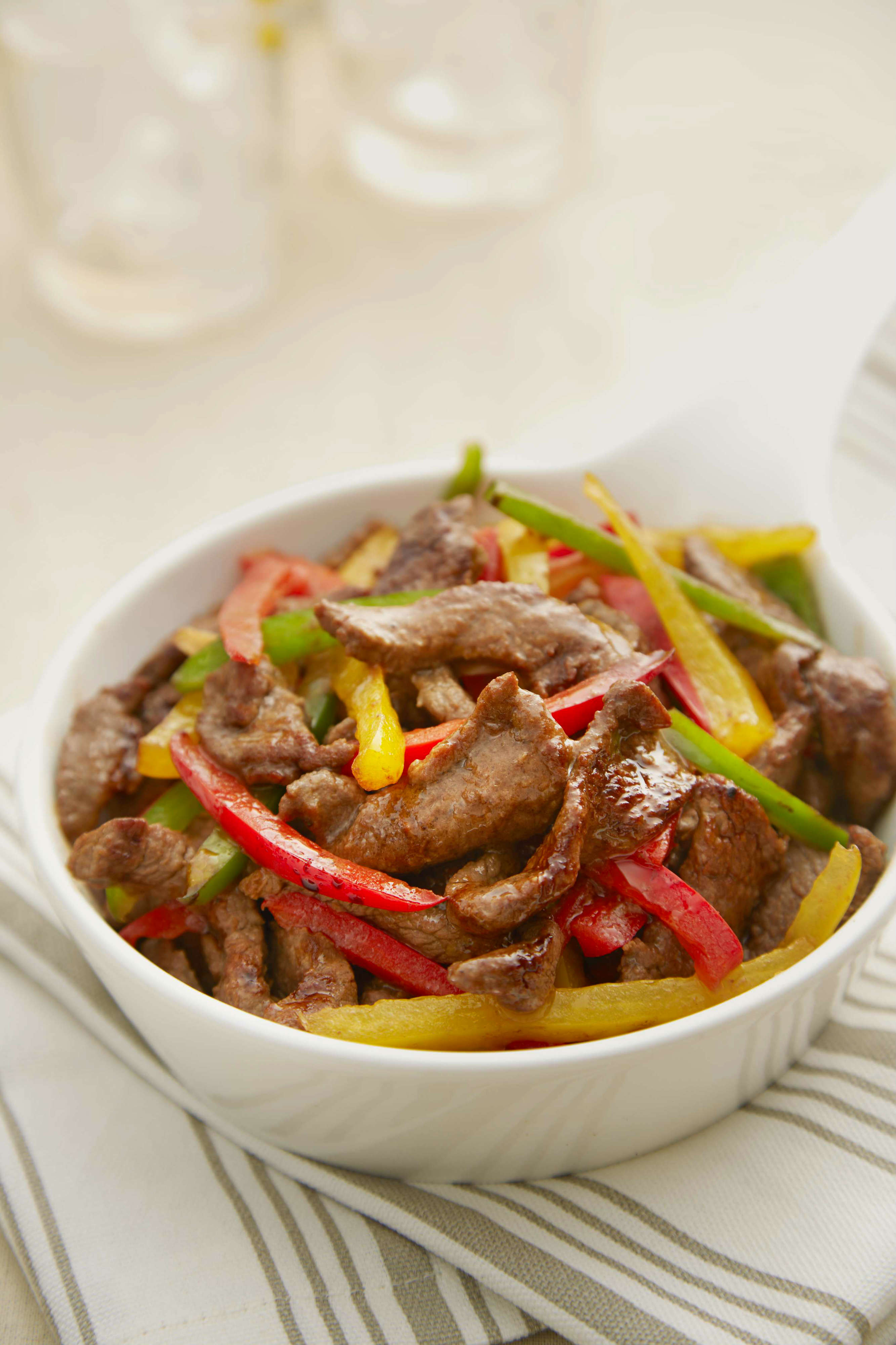 Pan Fry Beef with Capsicum