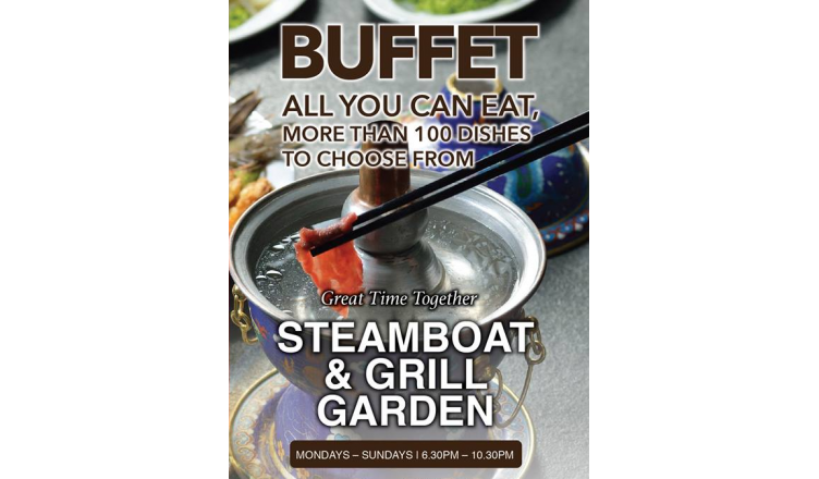 Steamboat dan Grill di D Atap Gazebo promo