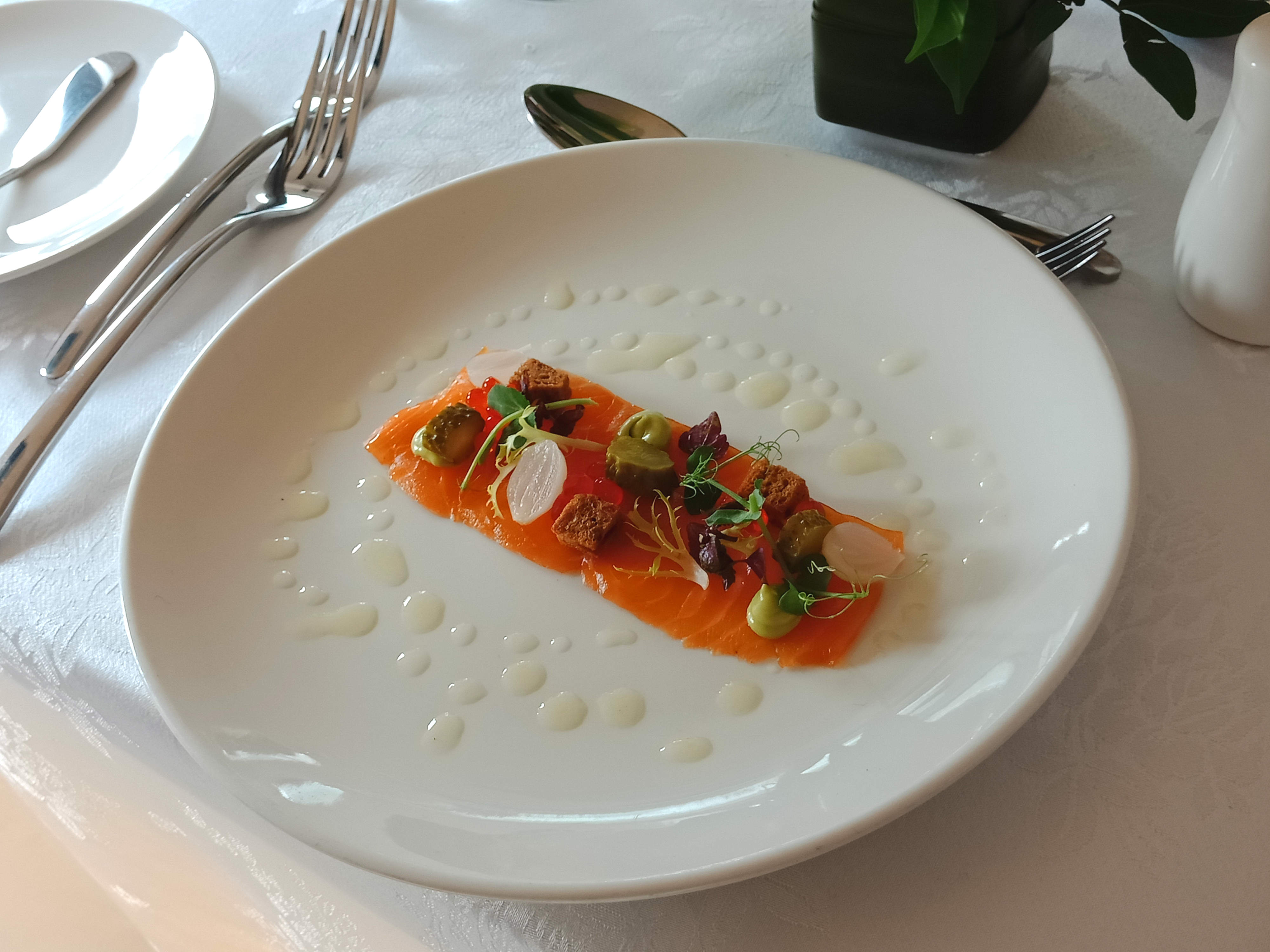 Appetizer-German Birch Wood Smoked Norwegian Salmon