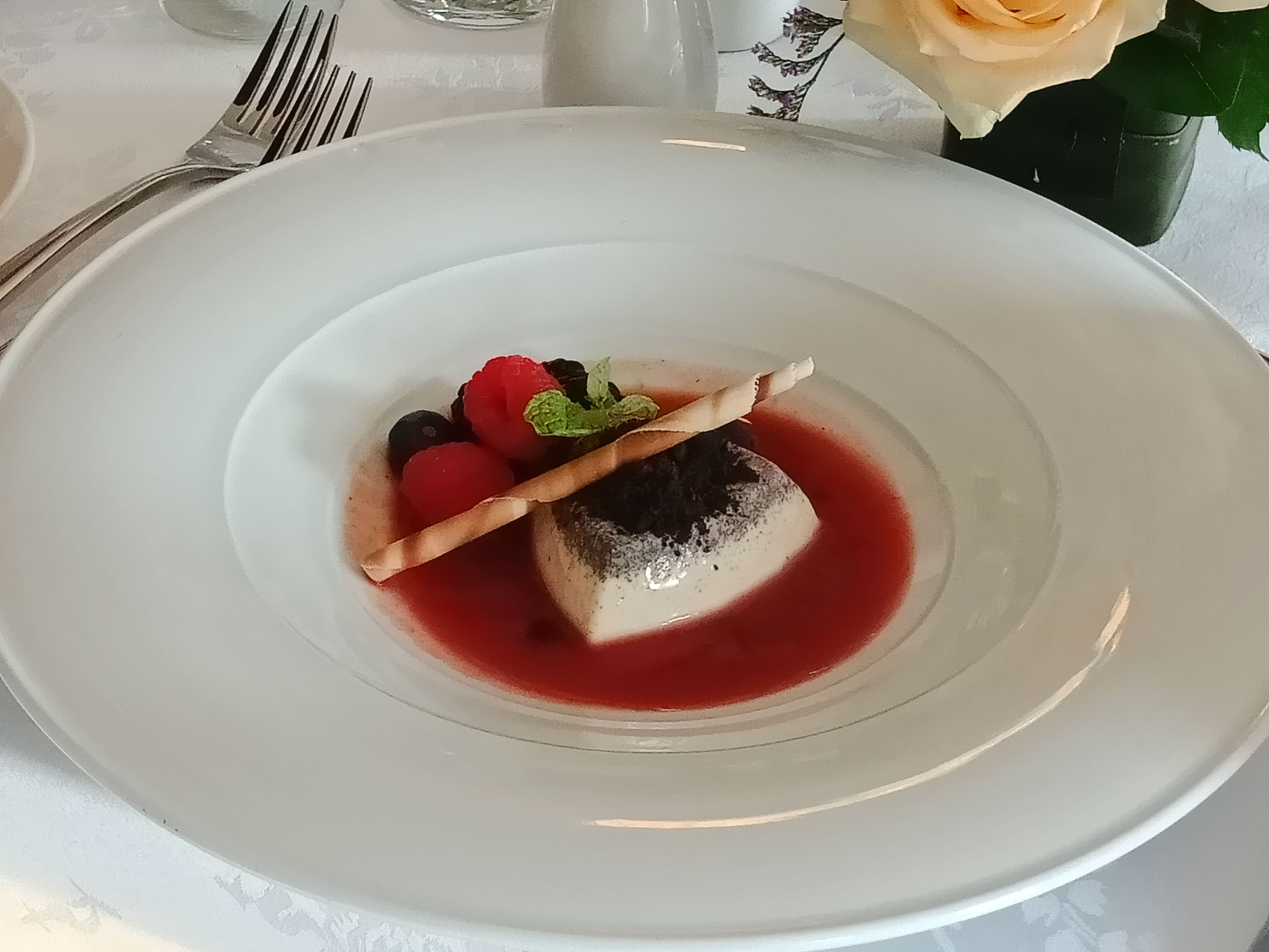 Dessert-Vanilla Oreo Panna Cotta