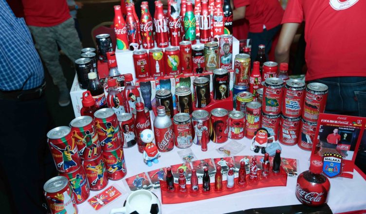 Football was the theme for the day at the Coca-Cola Collectors Fair 2018