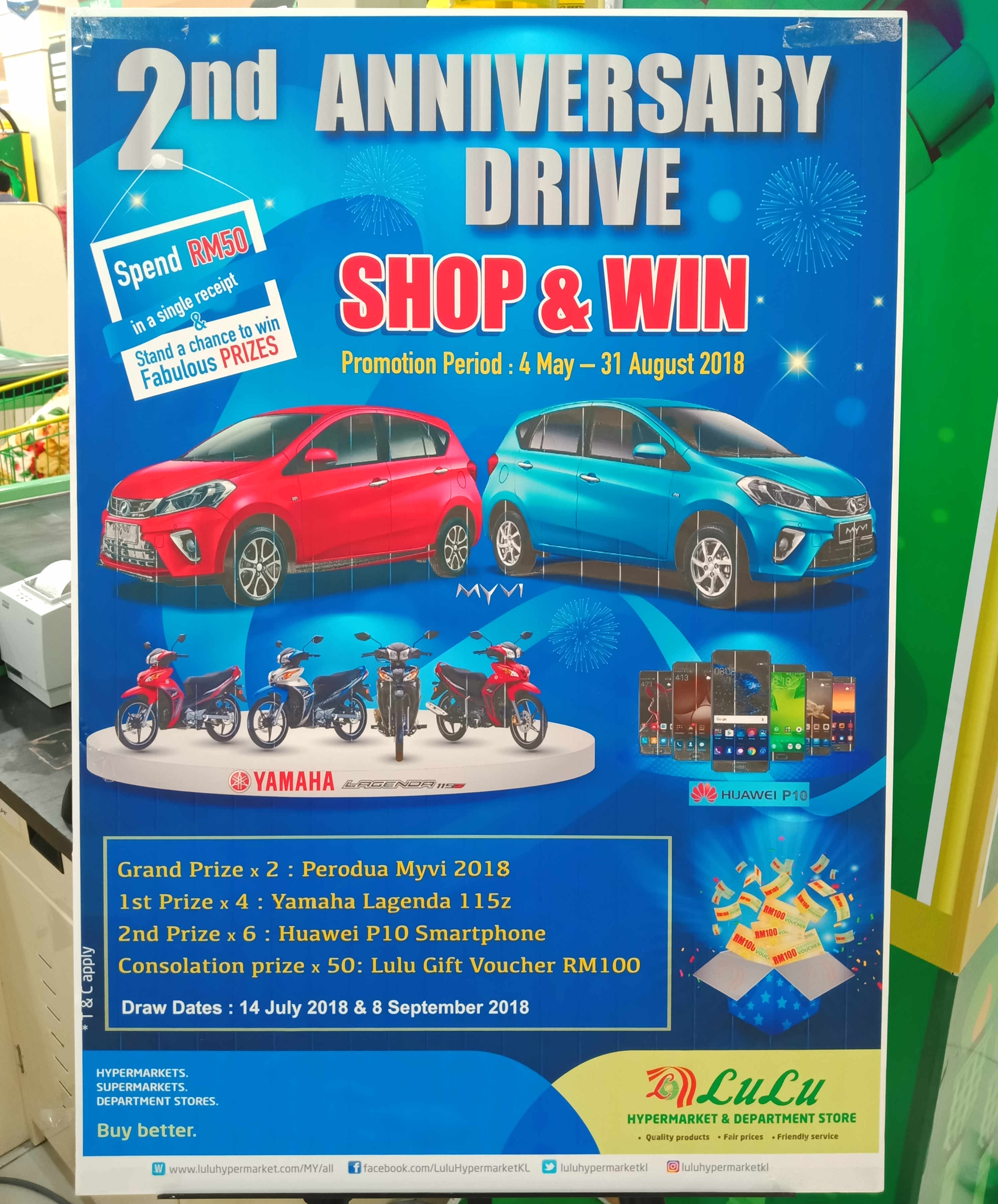 Shop & Win 2nd Anniversary Lulu