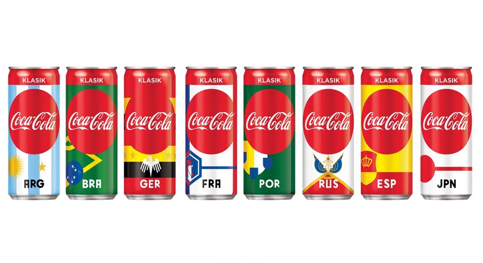 Collect the full set of Coca-Cola 2018 FIFA World Cup Russia cans