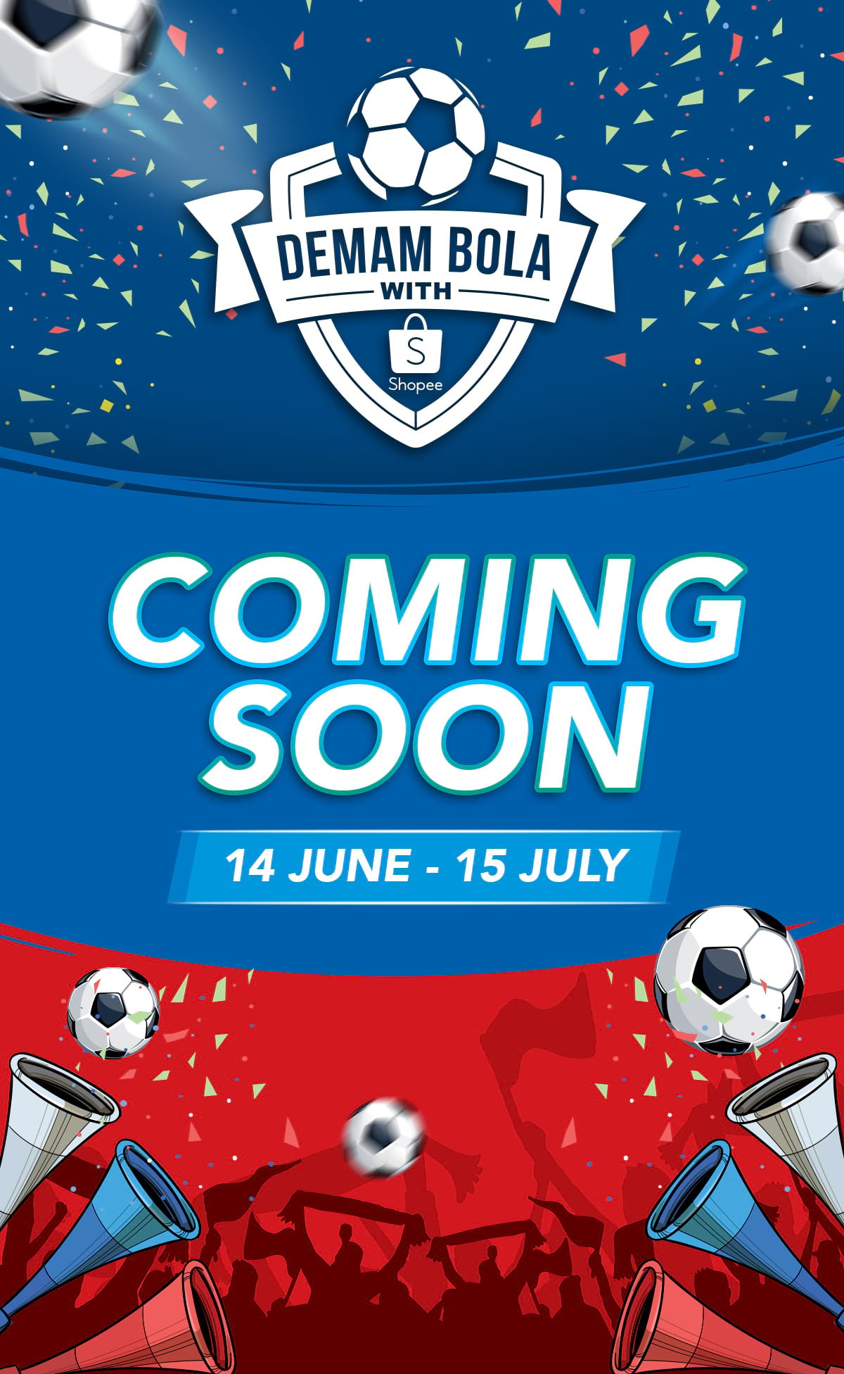 Demam Bola Bersama Shopee - Coming Soon