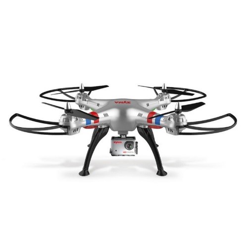 BEST COSTUME 1st - 1 x Syma X8G 2.4G Drone Camera 4CH with 8MP HD Camera Headless Mode RCQuadcopter (Silver)