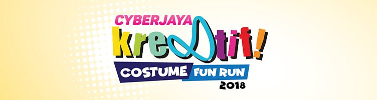 Cyberjaya Kre8tif! Costume Fun Run 2018 poster banner