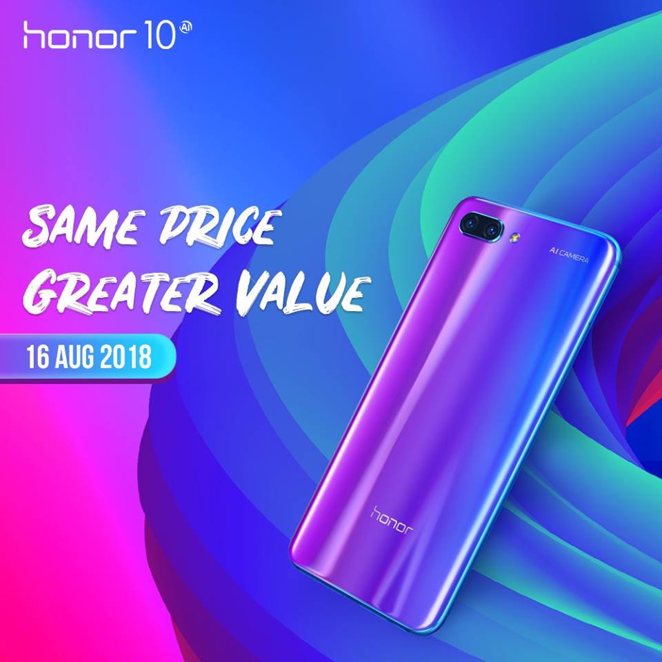 honor 10 dengan GPU Turbo