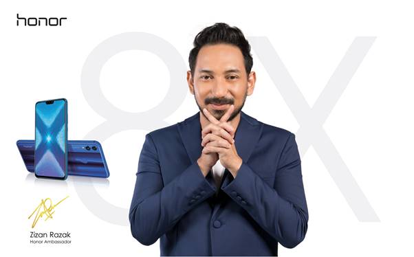 honor 8X dengan Zizan Razak