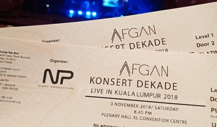 Tiket Afgan Konsert DEKADE Live