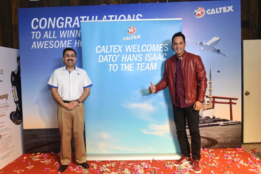 Caltex dan Dato' Hans Isaac