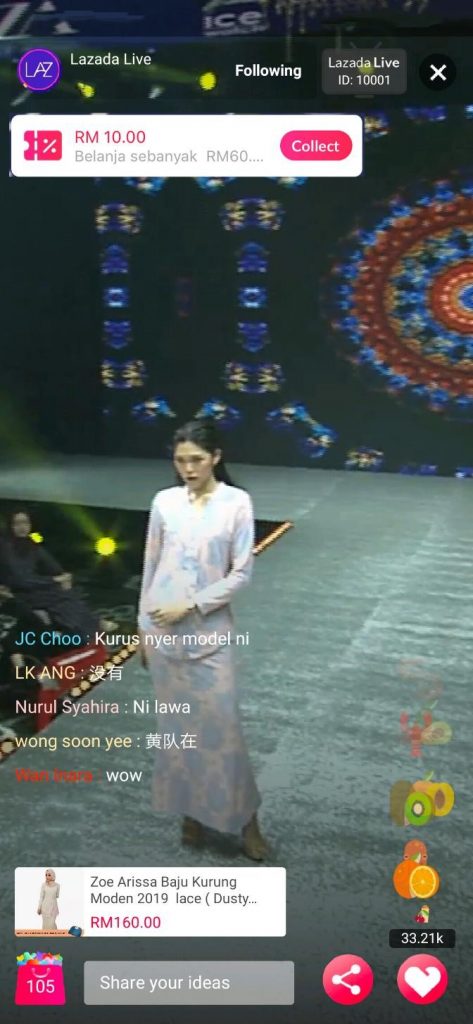 LazAda Style Live Streamed