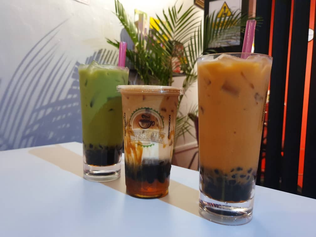 Green Tea Latte, Ajushi Milk Tea Viral, Teh Puaka JB Viral