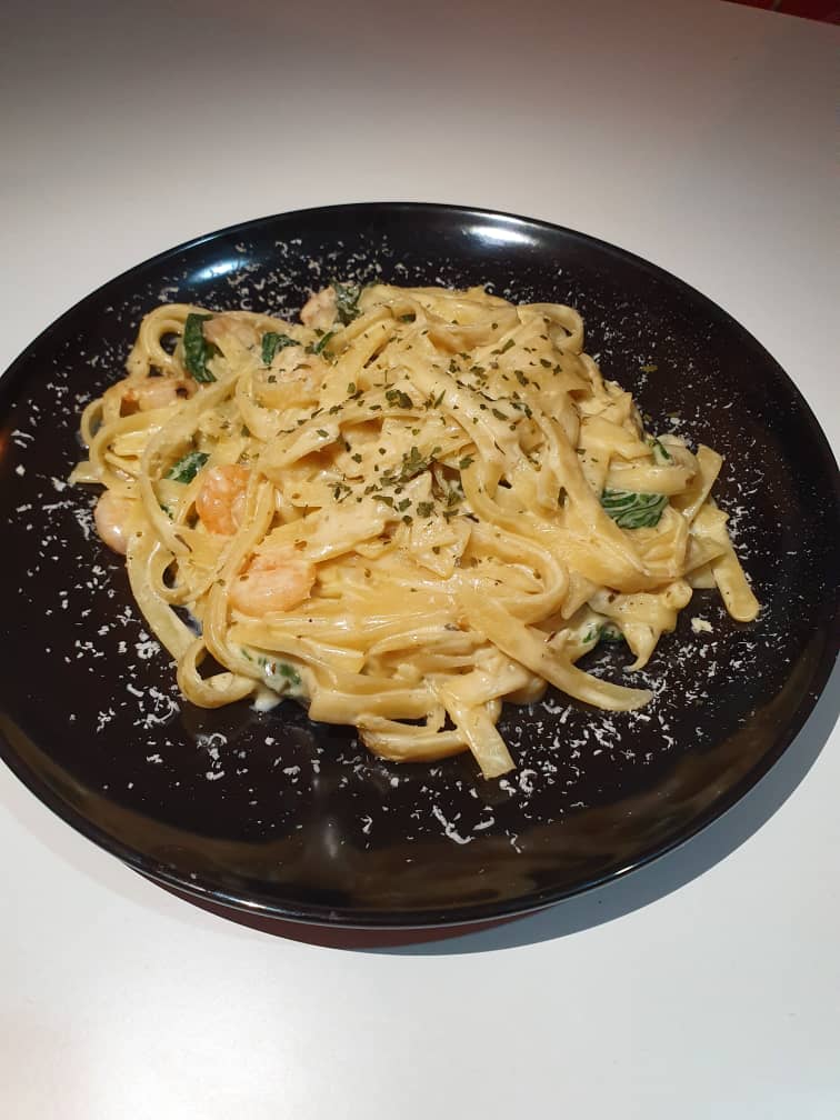 Linguine Shrimp Spinach-RM12.90
