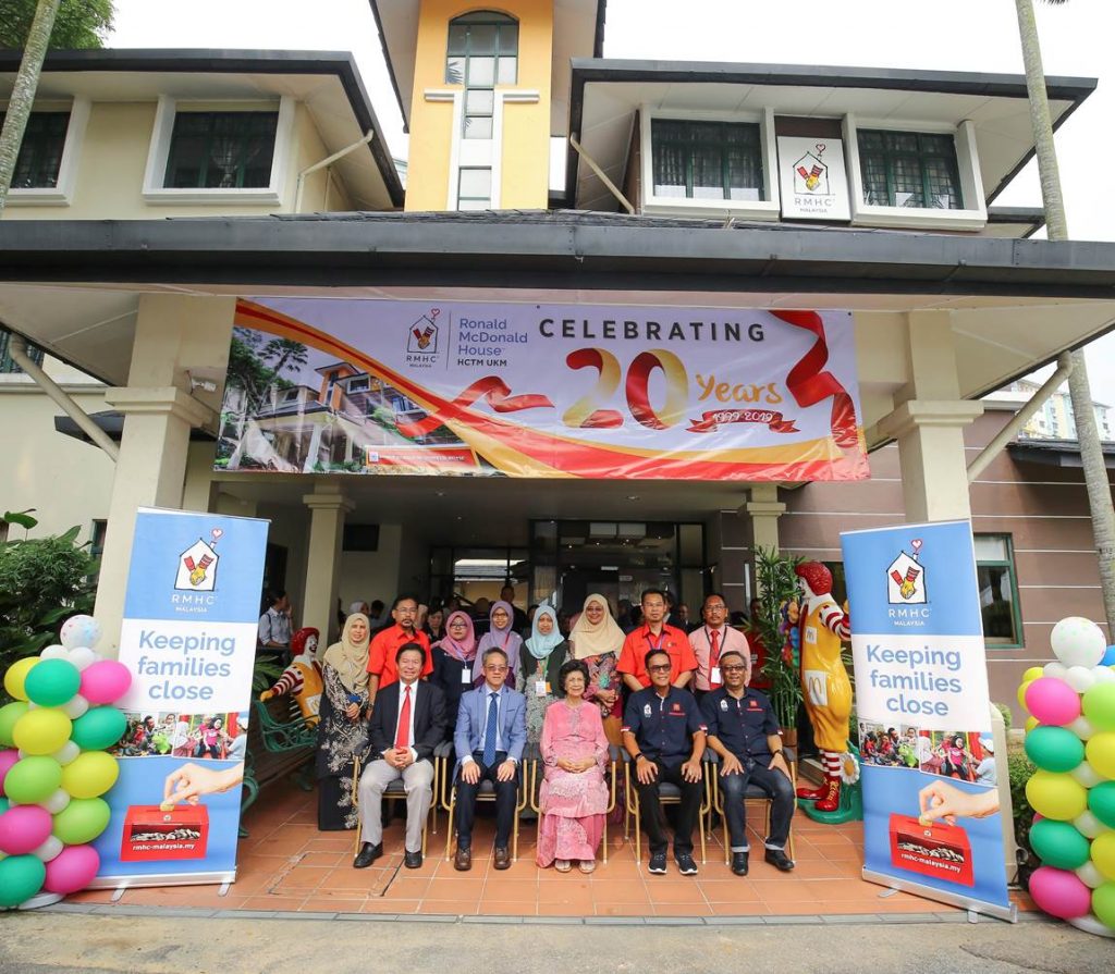 Rumah Ronald McDonald HCTM-UKM Sambut Ulang Tahun ke-20