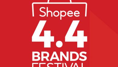 Shopee 4.4 Brands Festival Logo