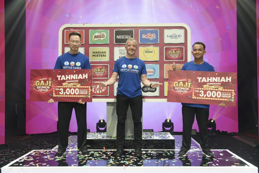 Gaji Seumur Hidup Nestle- 2 pemenang bertuah