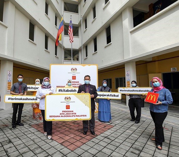 McDonald’s Malaysia menyumbang lebih 1,000 mesej pencegahan COVID-19