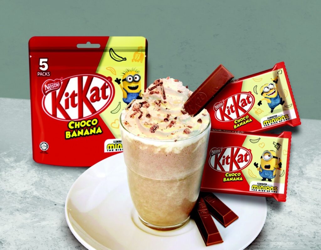 KITKAT CHOCO BANANA MILKSHAKE