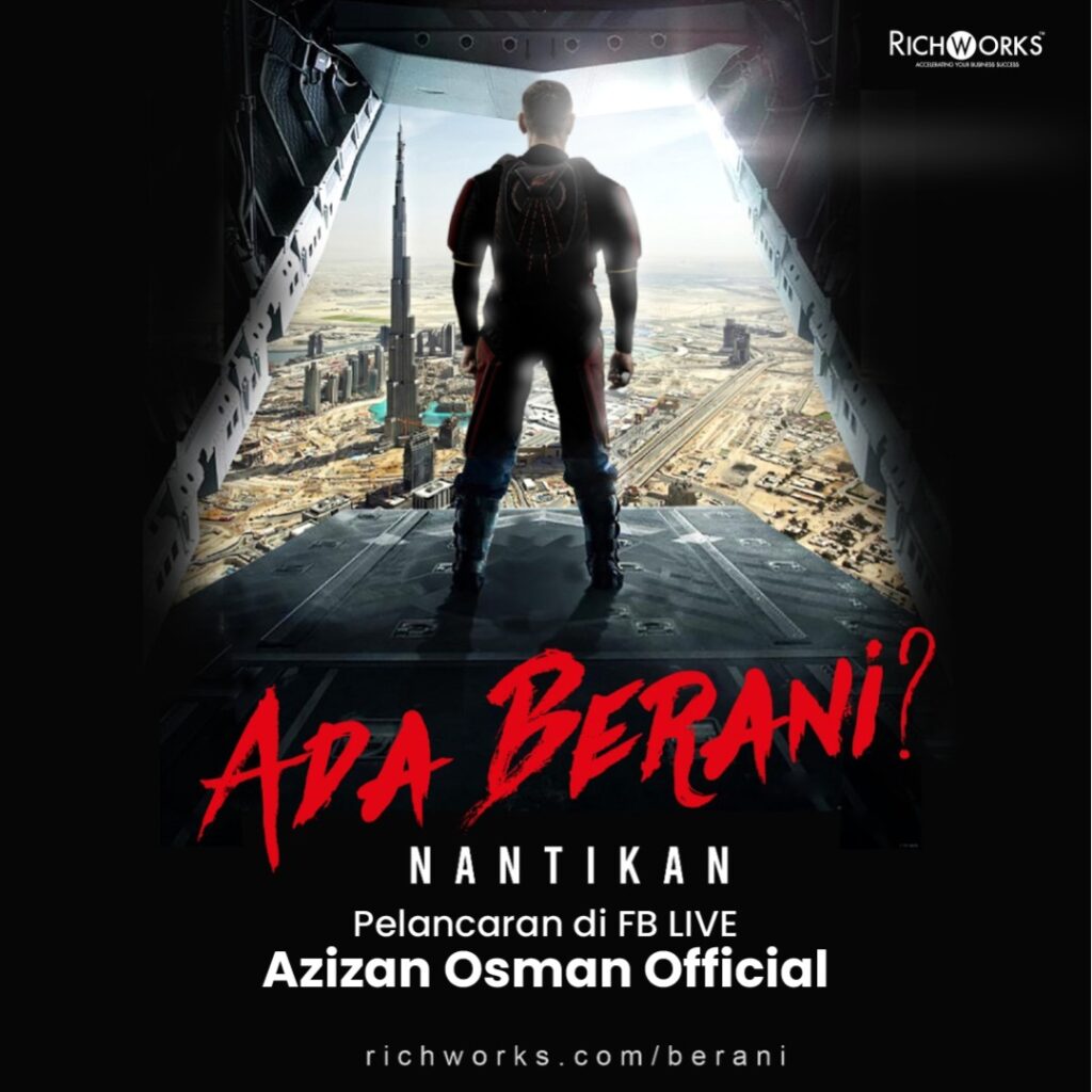 Ada Berani? “RichWorks” berani buat lompatan dari Ketinggian 13,000 Kaki Di Udara Dubai