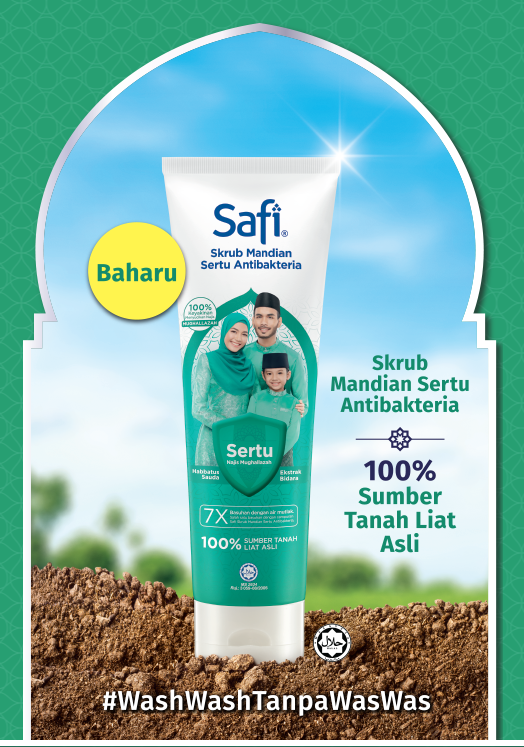 Safi Skrub Mandian Sertu Antibakteria